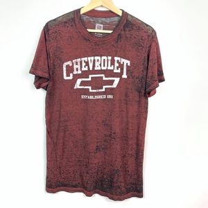 Chevy Chevrolet GM Maroon T-shirt